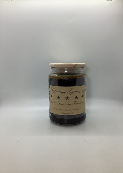 Primitive Gathering Highly Scented Candle/Apothecary Jar 26 oz/Paraffin Wax/‘Farmhouse Candle/Hand Poured Candle/Country-Primitive Candle