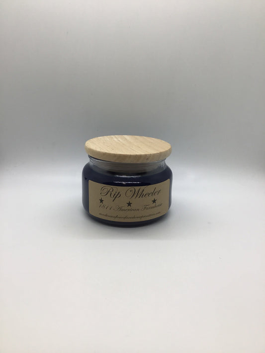 Rip Wheeler Highly Scented Candle/Apothecary Jar 10oz/Paraffin Wax/Farmhouse Candle/HandPoured Candle/Country Primitive Candle/