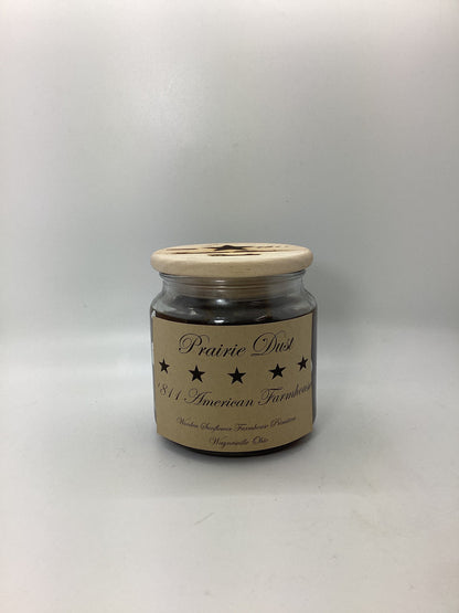 Prairie Dust Highly Scented Candle/Apothecary Jar 18oz/Paraffin Wax/Farmhouse Candle/Hand Poured Candle/Country-Primitive Candle